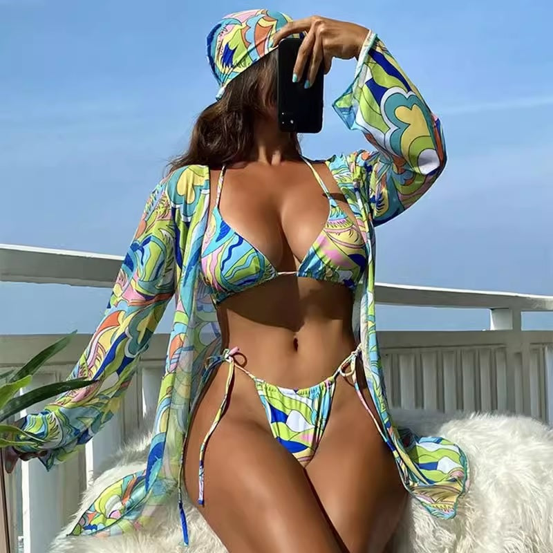 Дамски бански + парео 'Yannie'