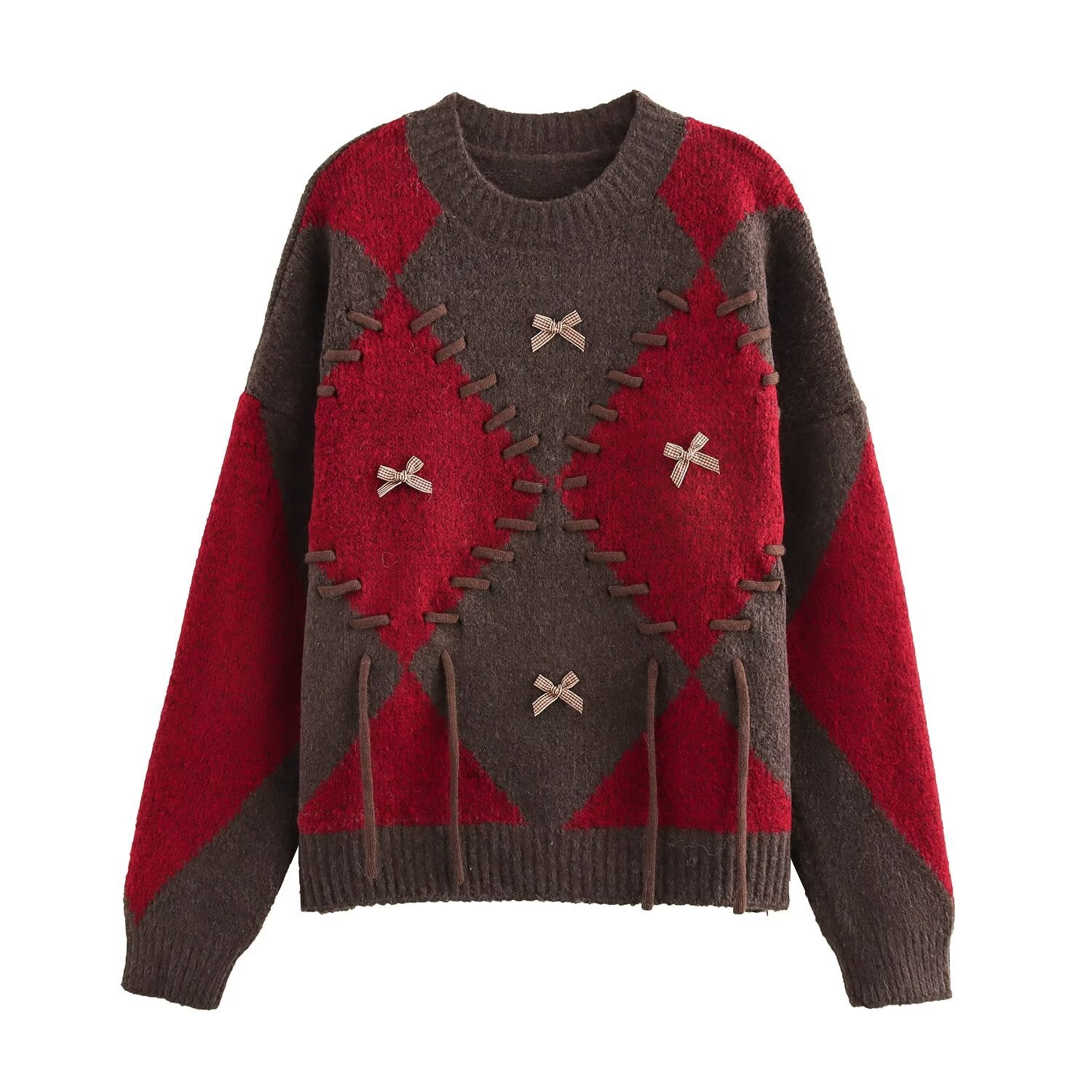 Дамски пуловер 'Verona Argyle'